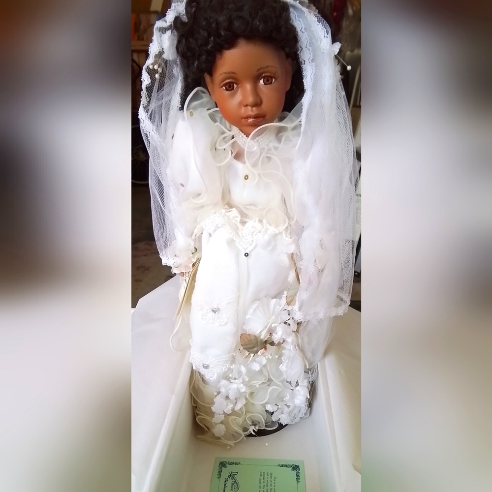 Duck House Porcelain Heirloom Wedding Doll